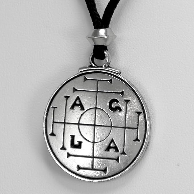 Pepi Medieval Money Talisman - AGLA Amulet Prosperity Pendant Necklace