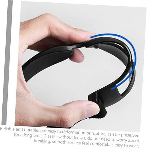 Miniatura 5 de CLISPEED 2 gafas portátiles para exteriores gafas profesionales negras para equipo de entrenamiento deportes baloncesto seguridad práctico accesorio