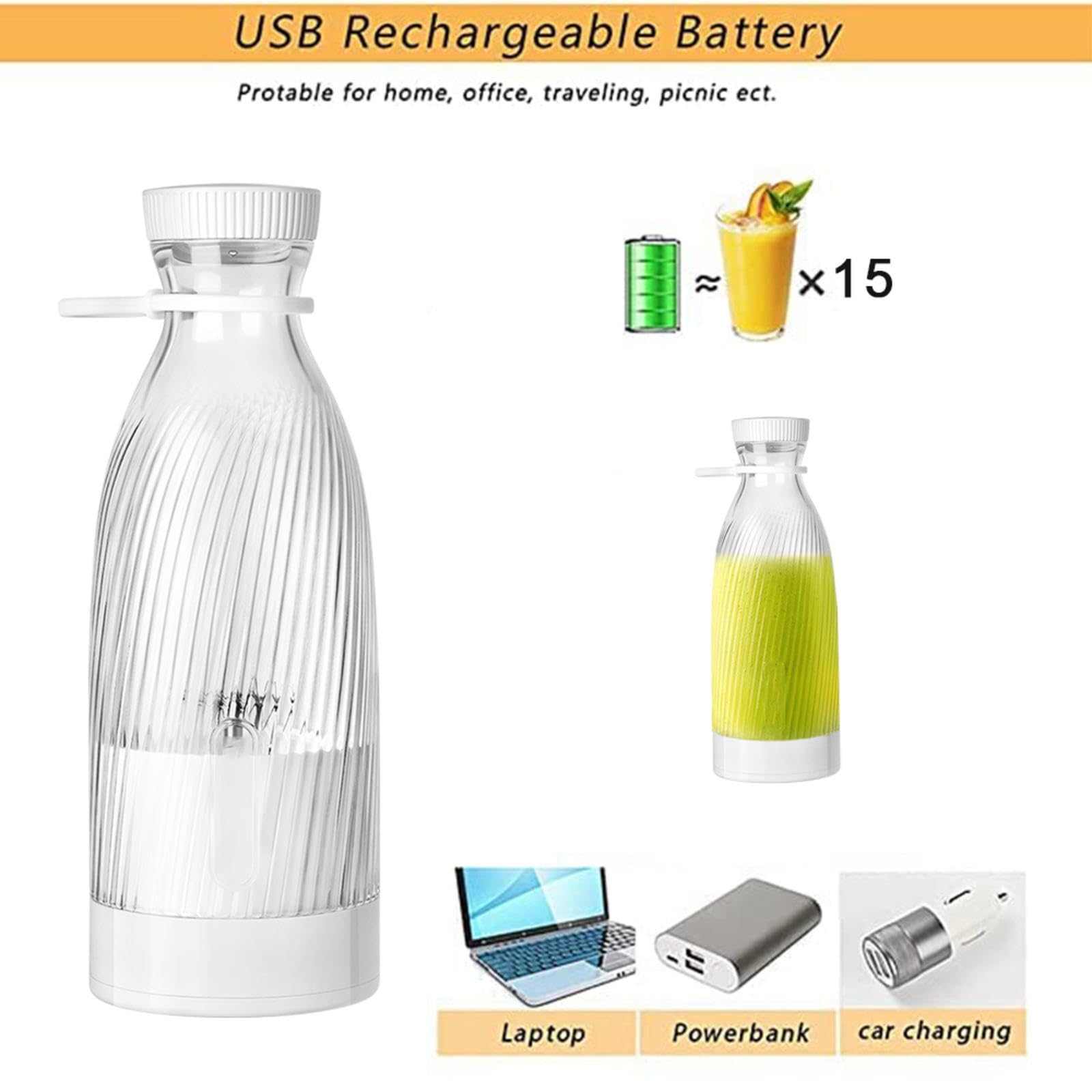 フレッシュジューサー Amazon | フレッシュジュース ミキサー ， 容量500ml、ステンレス刃6枚