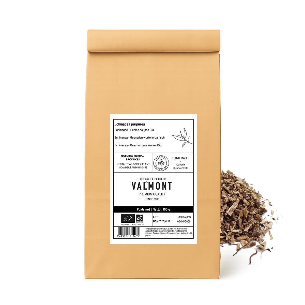 Tisane Echinacée Bio Echinacea - Racine coupée