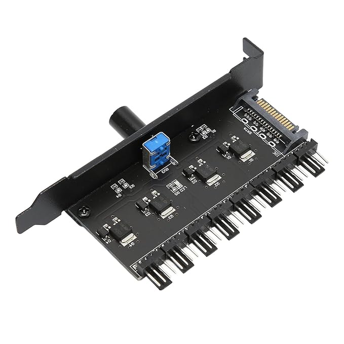 PC Fan Controller, PC Fan Hub High Interface with Little Space Loss