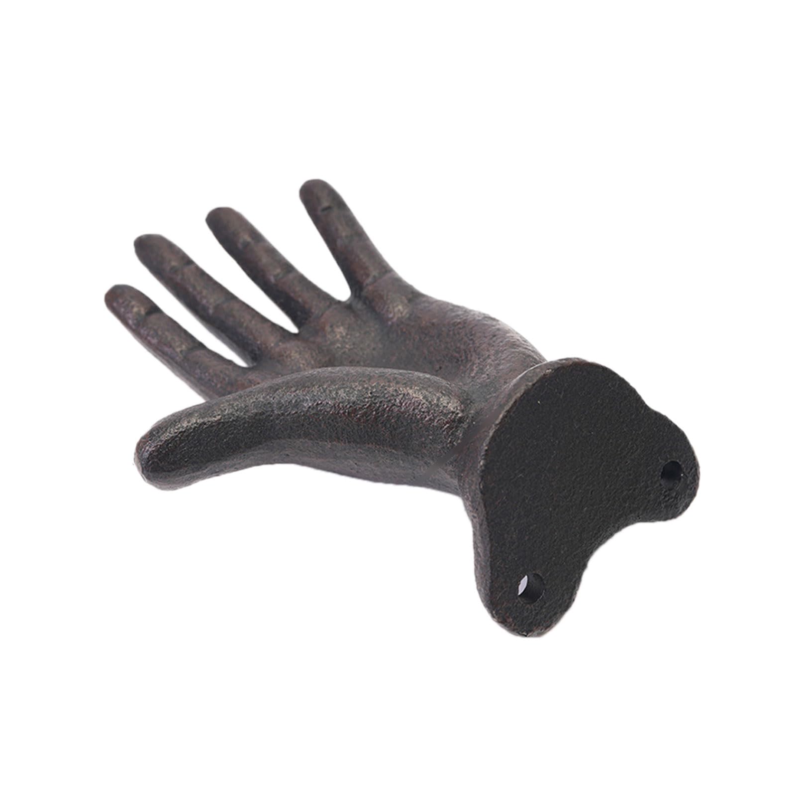 Kangnice Decorative Arm Molded Metal Hook Wall Mounted Planner Creative Present for Household Storage Simple Permanent Finish Permanent Metal Entryway Hook