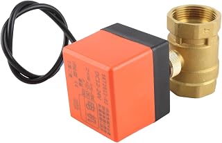 Motorisiertes Kugelventil,DN32 G1-1/4 Zoll DC 12 V 2 Way 3 Draht Messing Motorisierte Kugelhahn Elektrisches Ventil DN32 G1-1/4" Kugelhahn 1,6 MPa Motorized Ball Valve 2~95 ℃