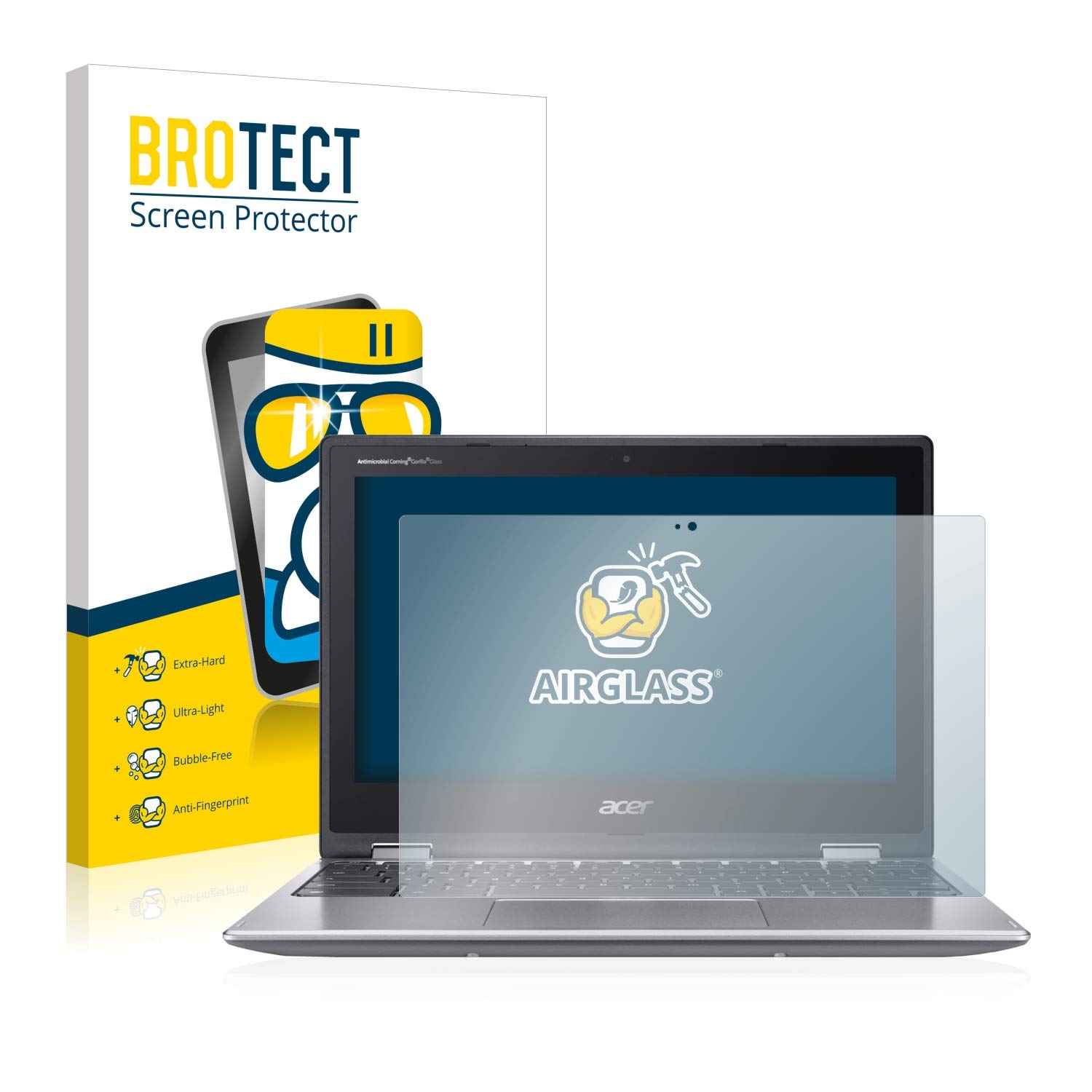 BROTECT AirGlass Pellicola in vetro per Ulefone Armor 10 5G