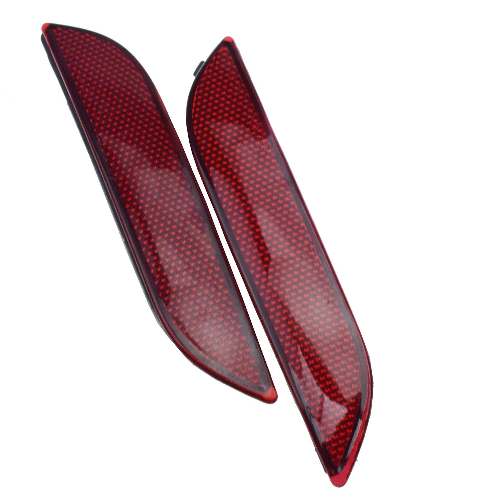 A Pair Rear Bumper Reflector Red Lens Cover Left & Right For Toyota Camry 2018-2020