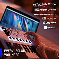 Vista 7 de Arturia MiniLab 3 - Controlador MIDI universal para producción de música, con paquete de software todo en uno, 25 teclas, 8 almohadillas Blanco