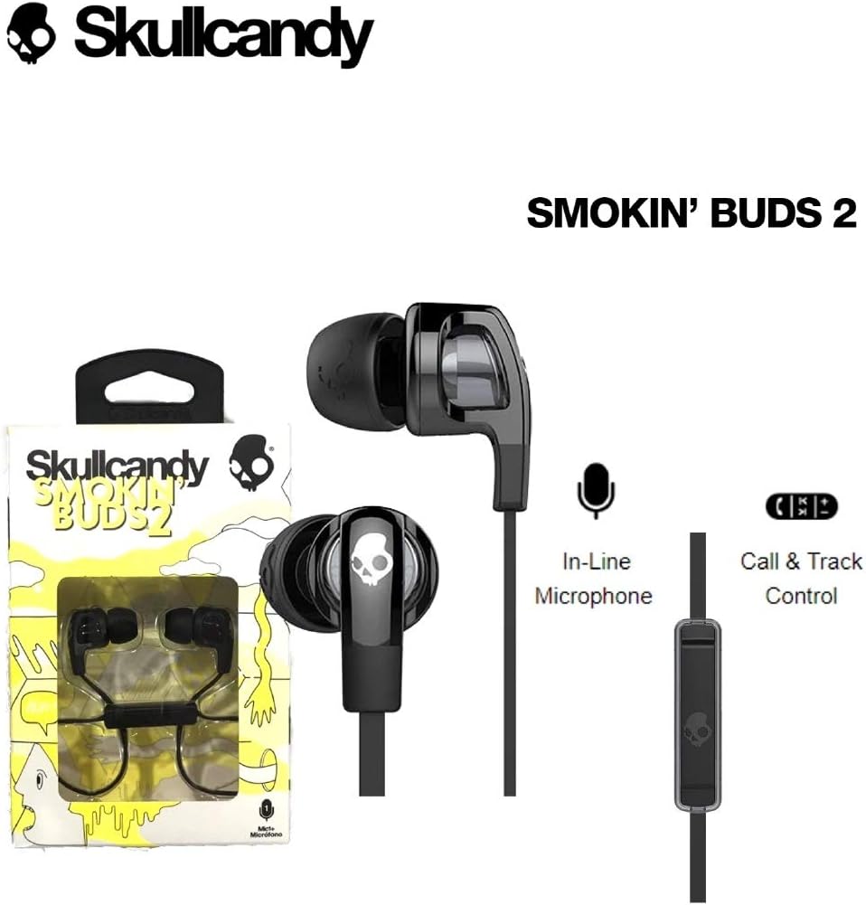 40% Off Discount Skullcandy Smokin' Buds 2 Wireless In-Ear Earbud - Black