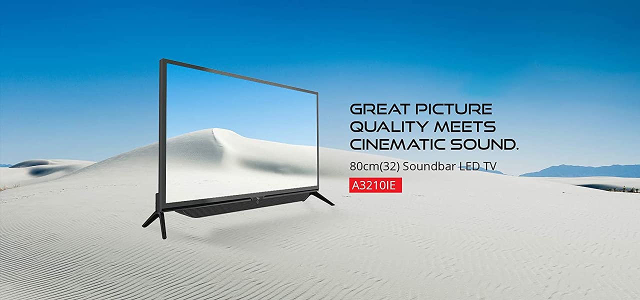 Itel TV A3210IE side view showing slim profile