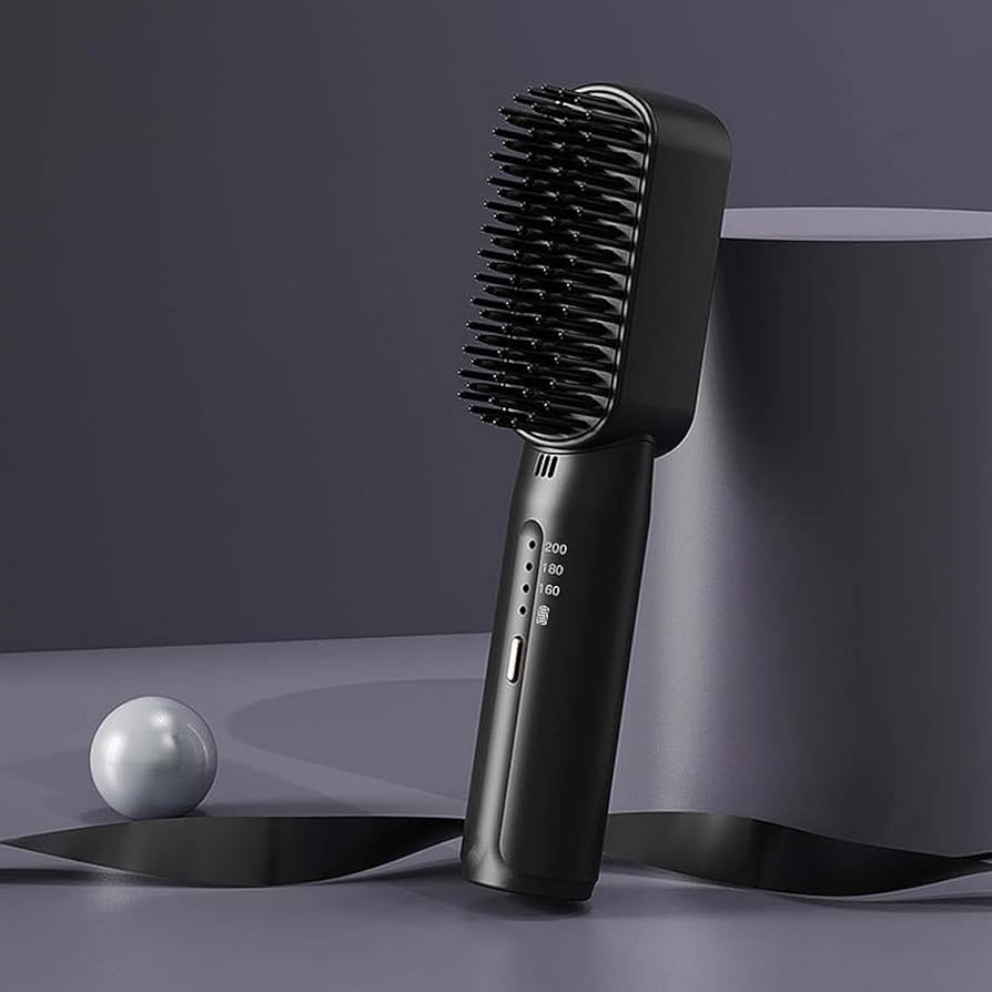 Plasmochanger Beauty Snoome ヘアブラシ Amazon | ポータブルコードレスミニ縮毛矯正ブラシ、マイナスイオン縮