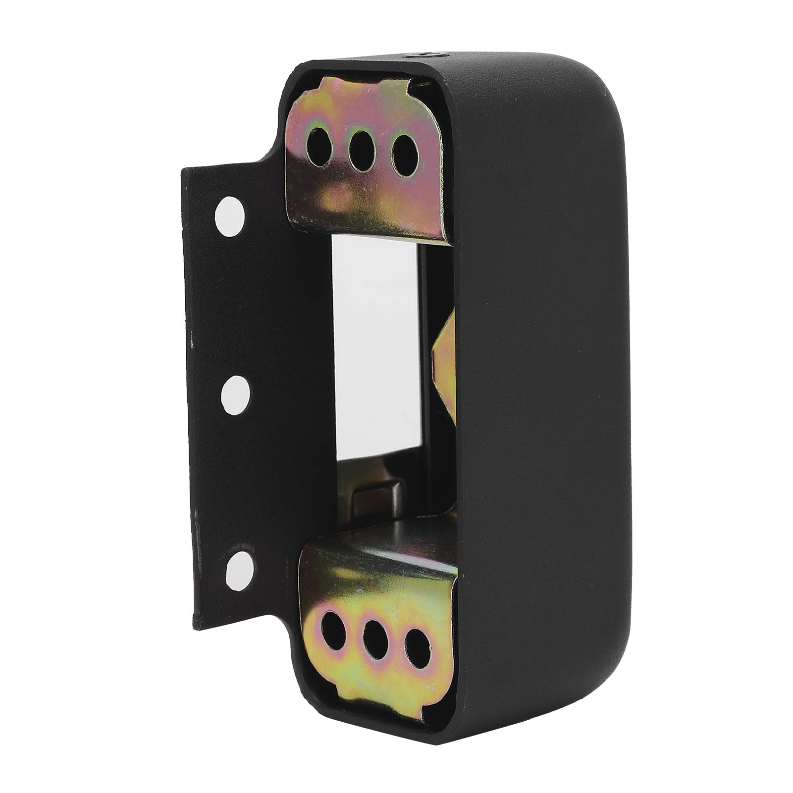 de Cerradura de Puerta Eléctrica DC12V - Control de Acceso Robusto para Apertura Derecha - Construcción Duradera de Hierro Negro Ideal para Hogares, Escuelas y Fábricas