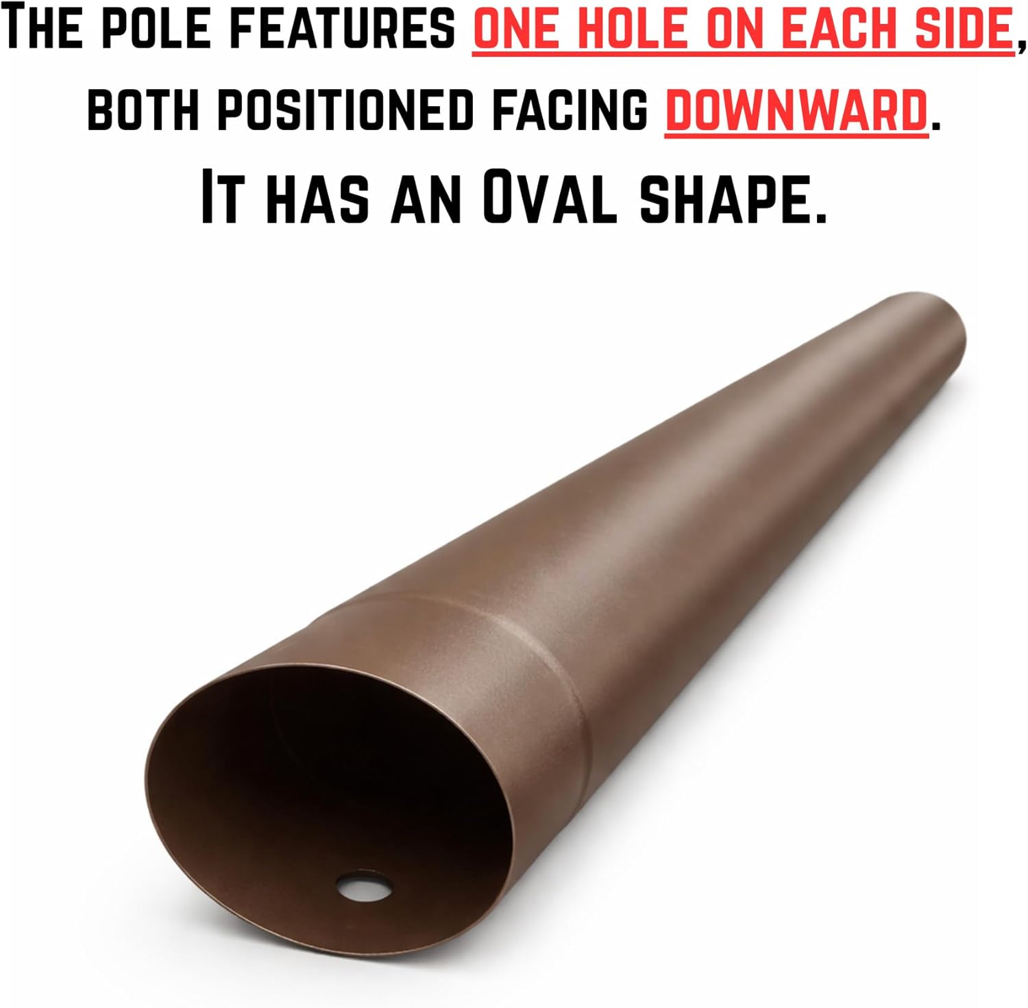 Replacement Horizontal Pool Leg, Pole & Frame Support Bar Brown Compatible with Bestway & Coleman Power Steel 22ft x 52in and 24ft x 52in Above Ground Swimming Pools (Fits 2022+ Models)