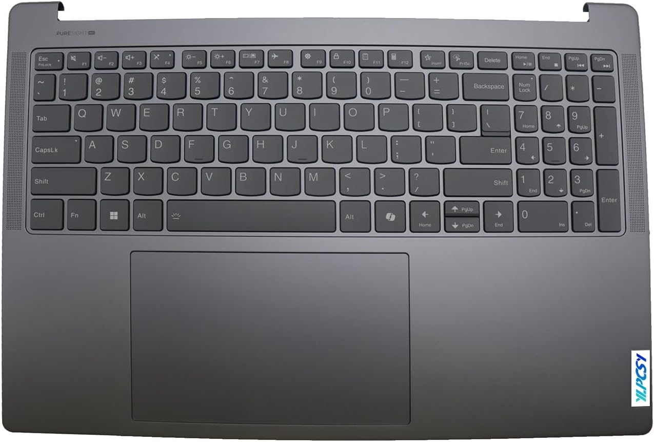 5CB1N62249 Replacement for Lenovo Yoga Pro 916IMH9 Laptop Upper Top Cover Case Palmrest Backlit US Keyboard Touchpad Assembly Part