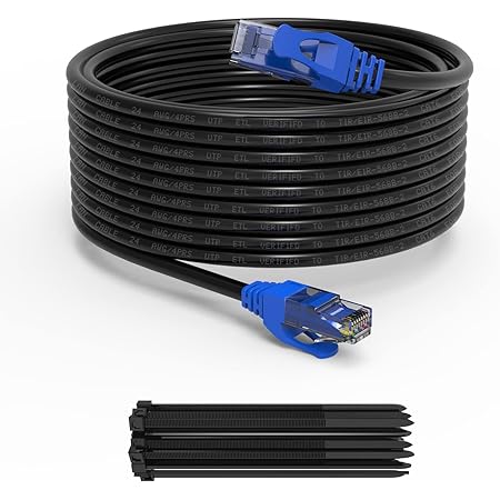 Oren CAT6 50m Outdoor Ethernet Cable LAN - Direct Burial - Patch Cord - View #2