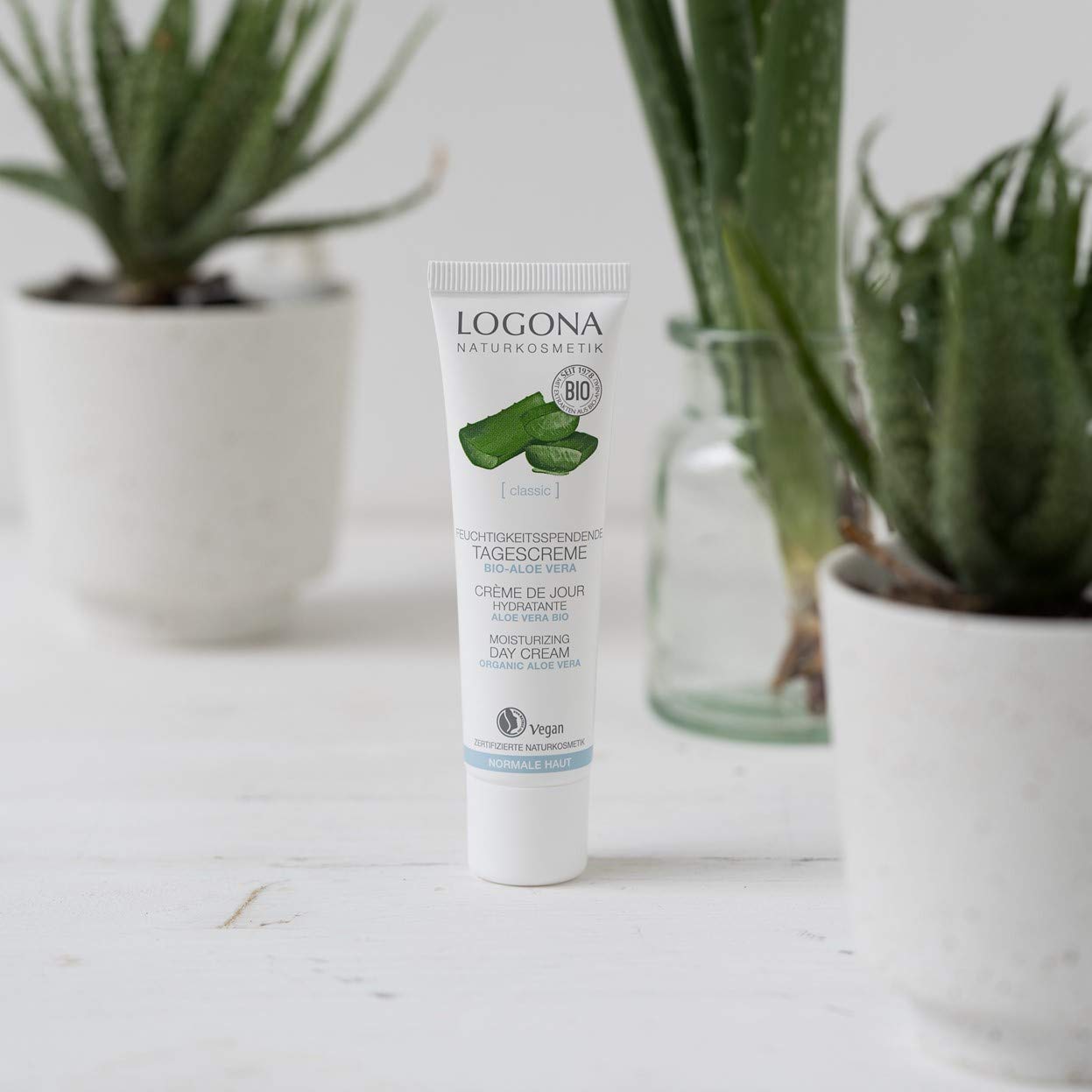 LOGONA Bio Tagescreme mit Bio Aloe Vera Naturkosmetik