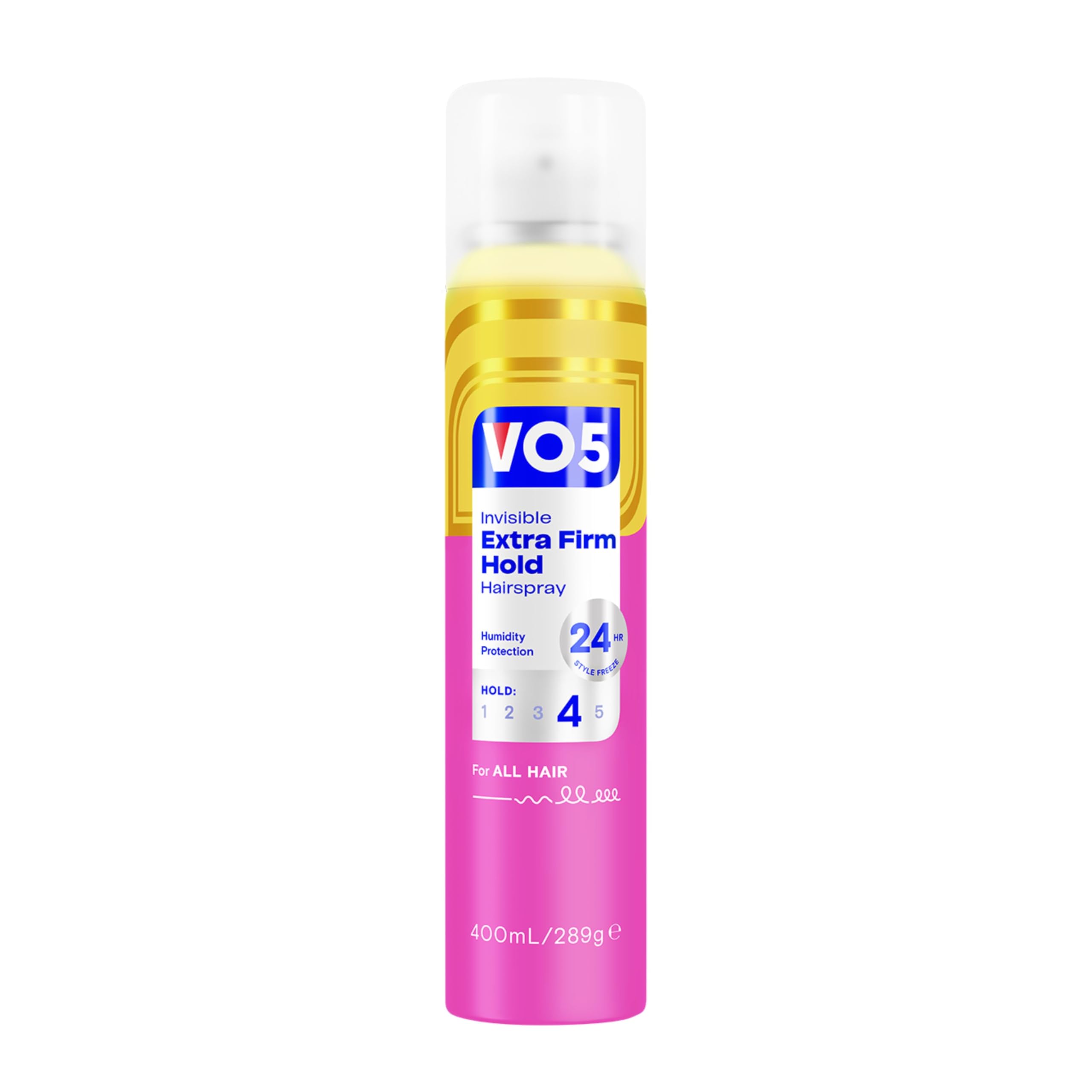 VO5 Extra Firm Hold Hairspray, 400ml