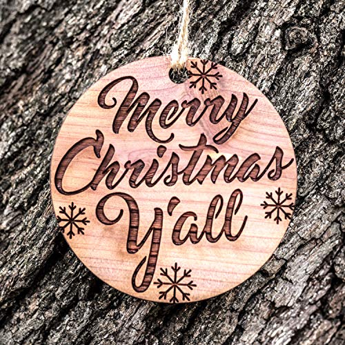 Merry Christmas Y'all - CEDAR Ornament