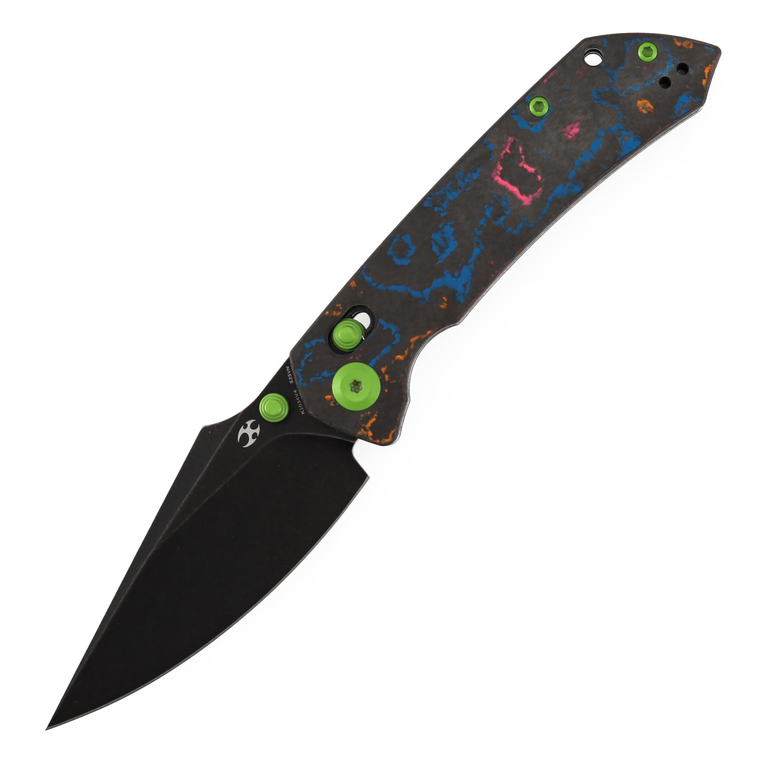 Amazon.com : KANSEPT Fenrir Pocket Knife,3.48'' Black Stonewashed