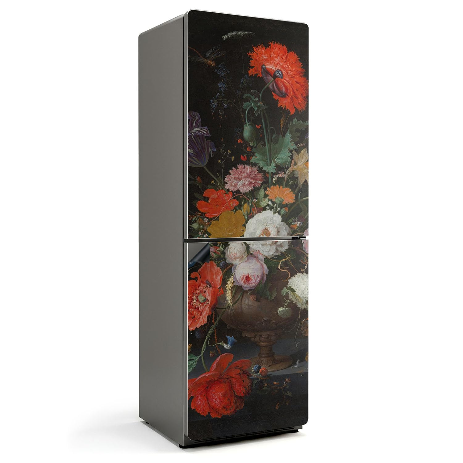 Tapis magnétique 60x190 cm imperméable fleurs cuisine