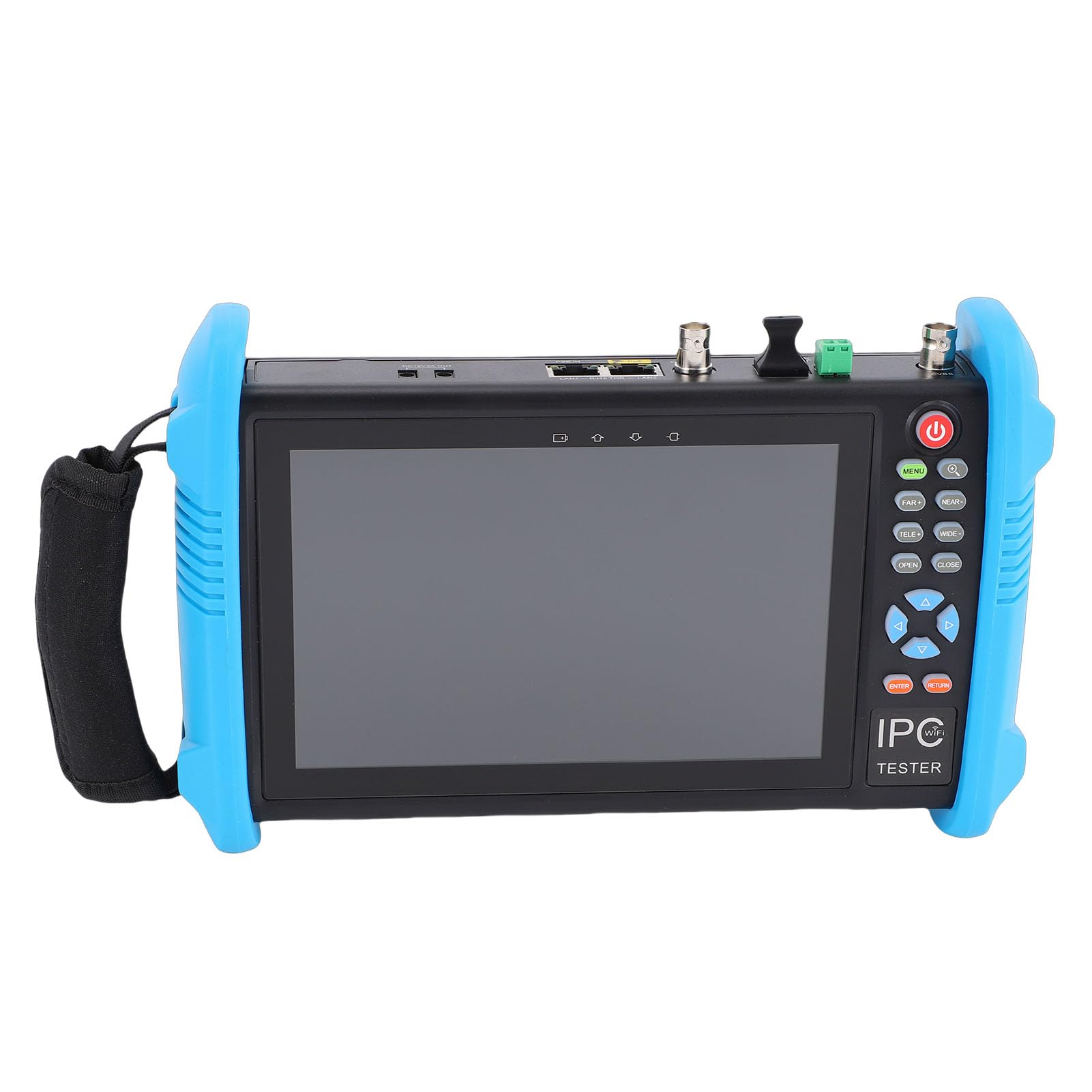 IP Kamera Tester 1080P CCTV Tester HDMI Tester mit 7 Zoll IPS Touchscreen CCTV CVBS Analog Tester mit POE/WIFI/8G-TF-Karte/HDMI-Ausgang/RJ45 TDR/Dual Window Test/Firmware(IPC-9800-Plus)