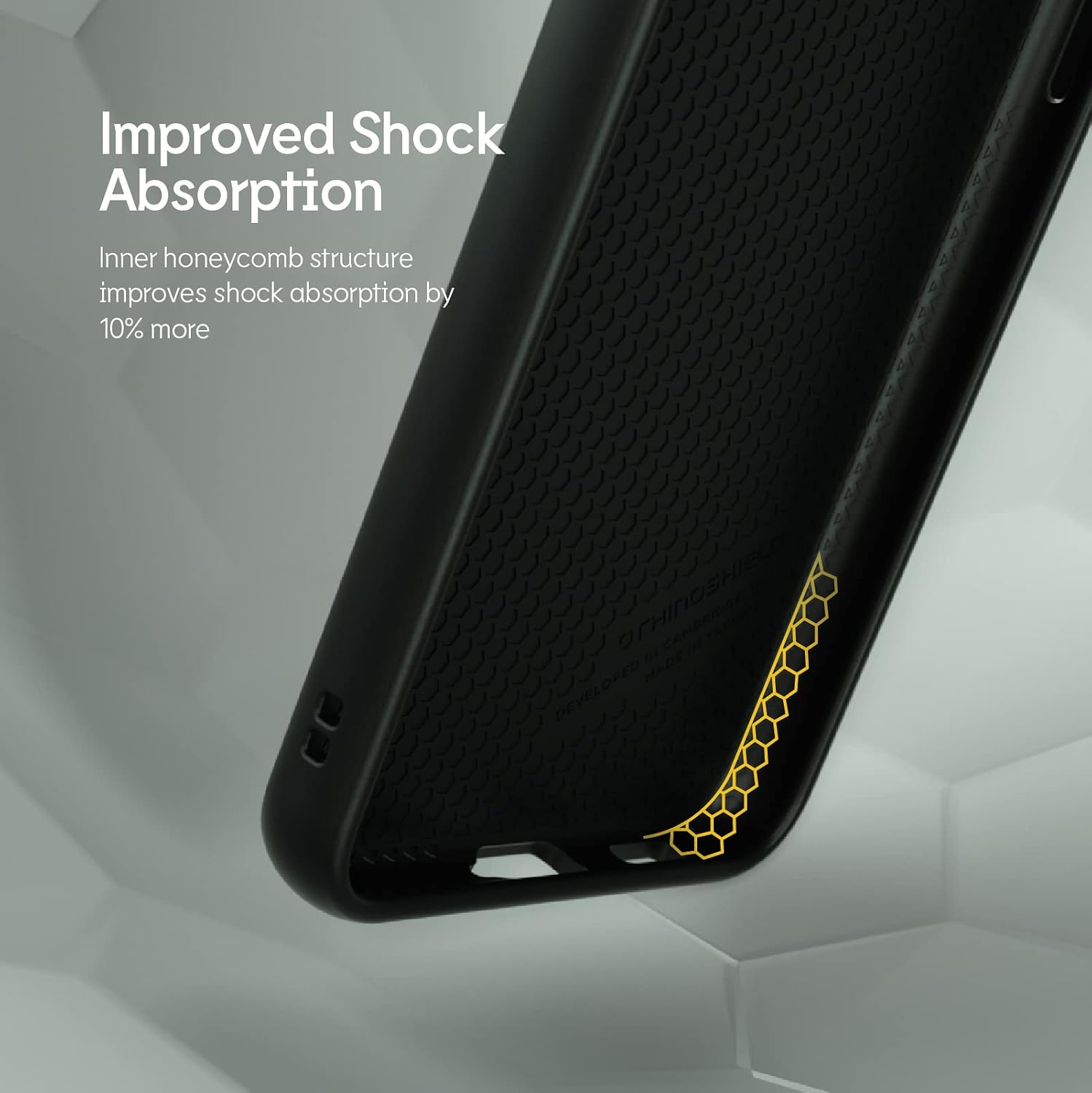 RhinoShield Case Compatible with [Samsung Galaxy S21] | SolidSuit - Shock Absorbent Slim Design Protective Cover with Premium Matte Finish [3.5M / 11ft Drop Protection] - Classic Black