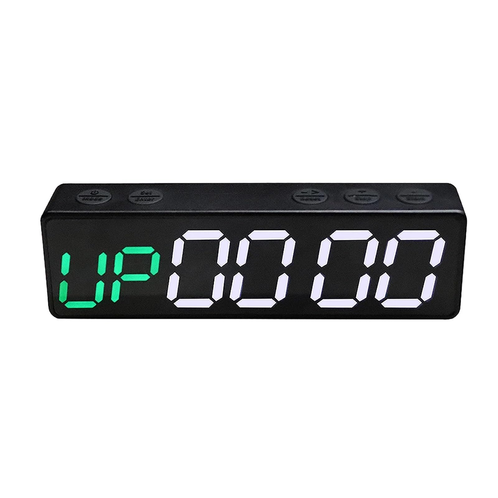Timer palestra, Orologio con timer a intervalli da tavolo mini pulsante in un unico pezzo, programmabile for palestra magnete for sala dal vivo(RBQ20mini-O)
