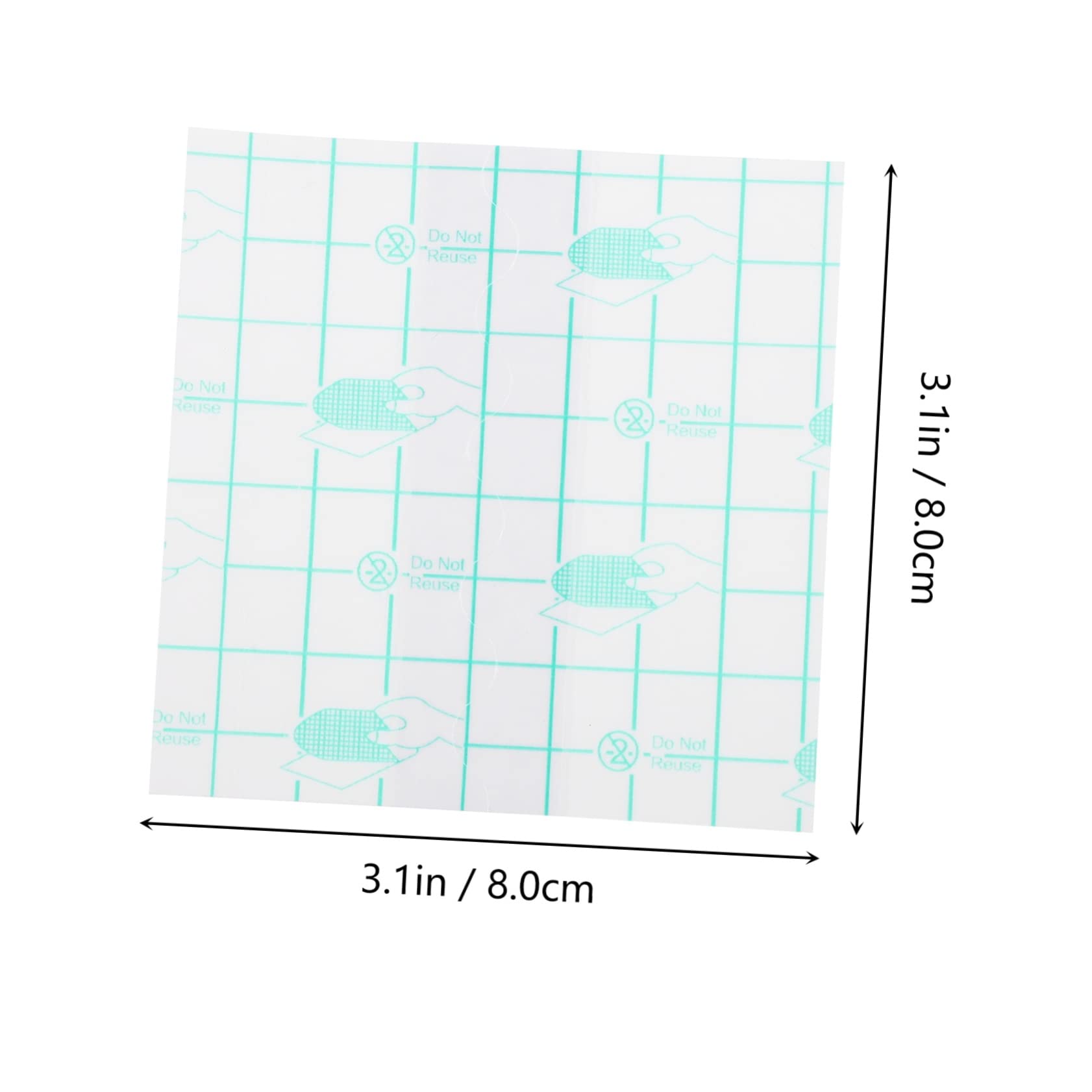 OHPHCALL Hand-worn Makeup Palette 100pcs Disposable Plates Pu Coated Waterproof for Diy Nail Art Random Style