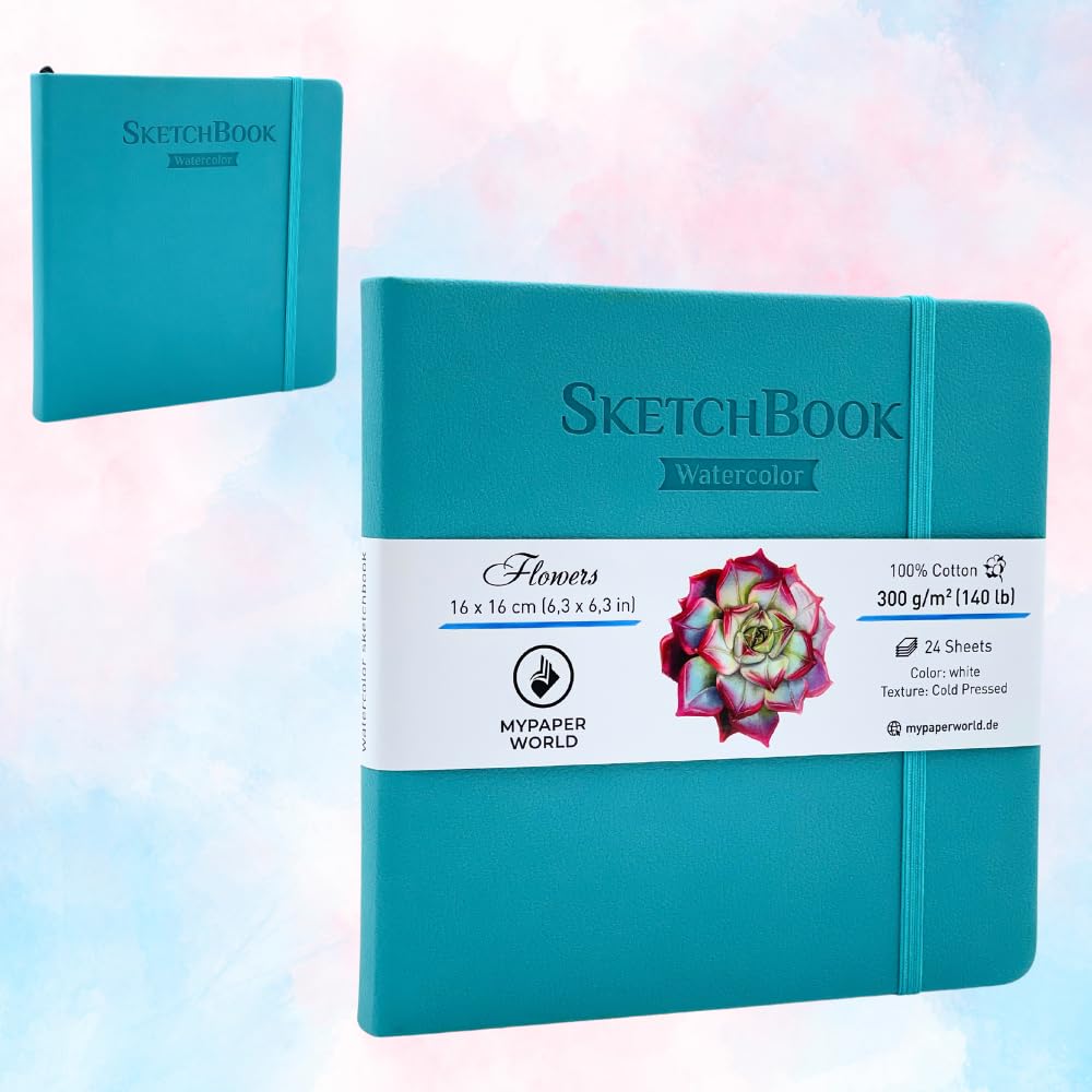 Set di pittura ad acquerello portatile per adulti – Kit da viaggio per acquerelli da 24 colori