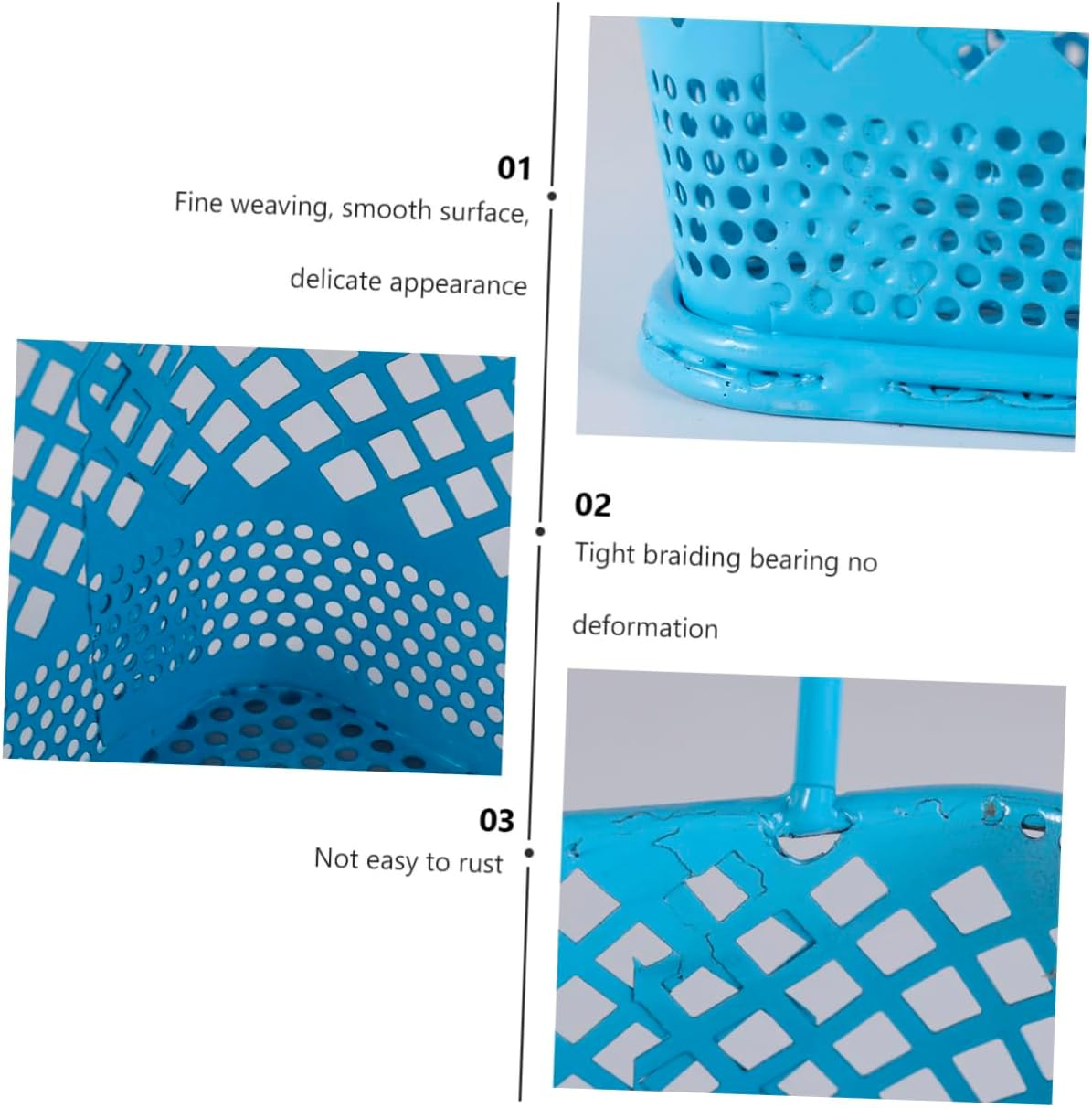 Cabilock Office Hanging Basket Large Large Storage Basket Fine Grid Iron Grid for Home Organization Random