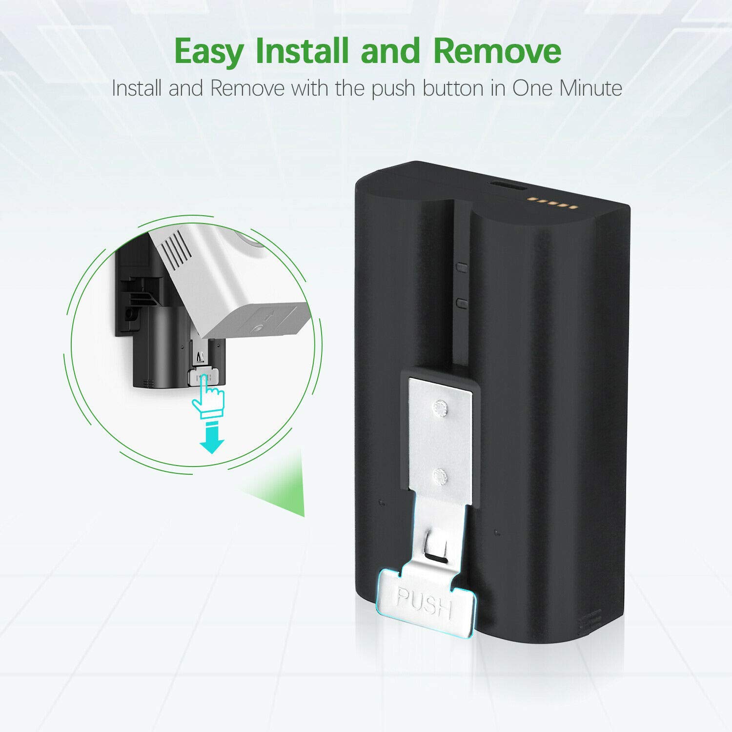 Amazon.com : Replacement Battery for Ring 8AB1S7-0EN0