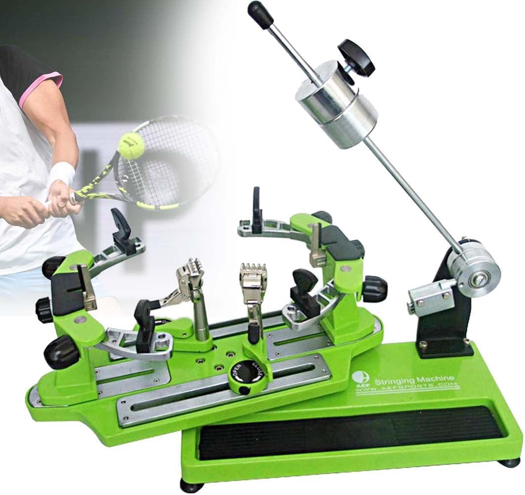 Manual Racket Stringing Machine,Portable Stringing Tool,for Easy Racket Maintenance,for Tennis, Badminton, Squash, and Racquetball (Blue)