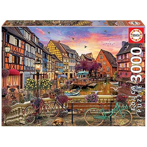 Educa Borrás 19051 Colmar Canal 3000 Piece Puzzle Cover