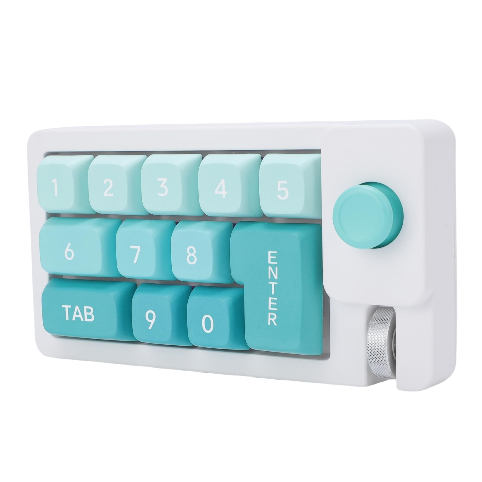 Gugxiom USB C Wired Mechanical Number Pad, 12 Keys Programmable Macro Keypad, Rechargeable RGB Backlit Hot Swappable Numeric Keypad (Purple)-image-9