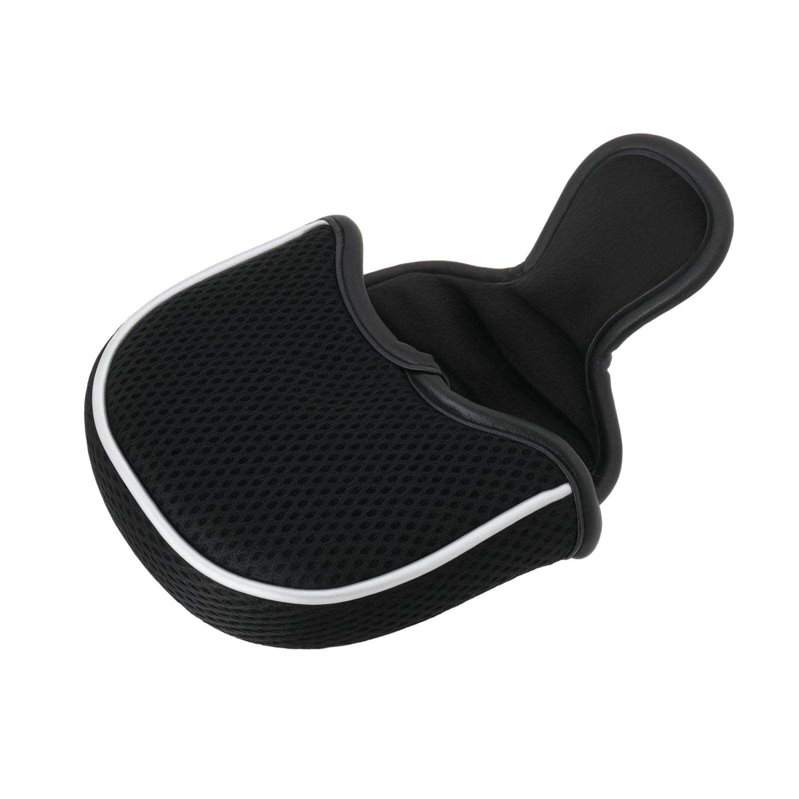 ECSiNG Schwarze Mesh-Mallet-Putter-Abdeckung Golf-Putter-Kopfbedeckungen mit Magnetverschluss Modisches Golf-Zubehör Golf-Kopfbedeckungen für Putter