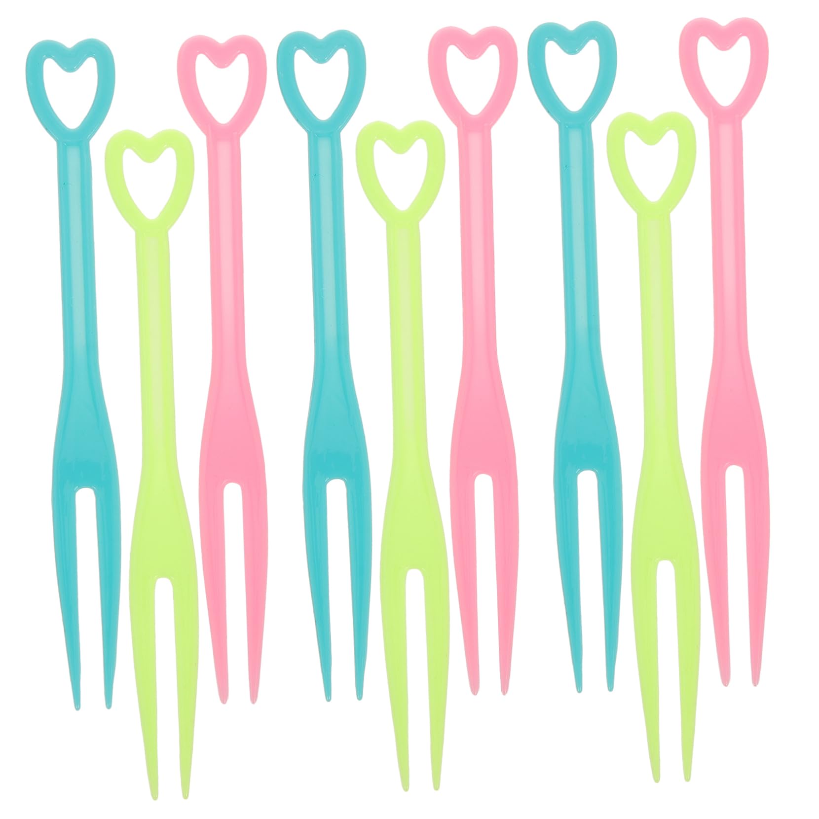 HEALLILY Set of Fruit Forks Snackle Forks for Desserts for Halloween Party Cafe Hotel Gatherings