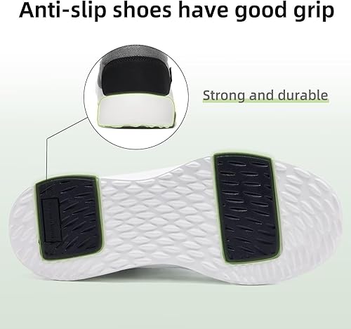 Miniatura 7 de OrthoComfoot Mocasines ortopédicos sin cordones para hombre con soporte de arco mocasines ortopédicos cómodos para fascitis plantar, zapatos planos