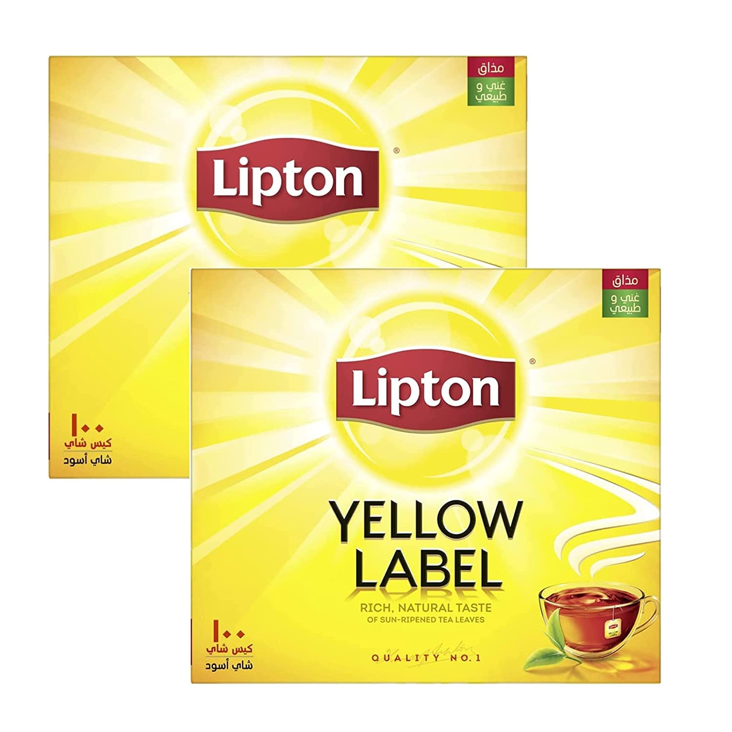 LiptonYellow Label Black Tea, 2 x 100 Teabags