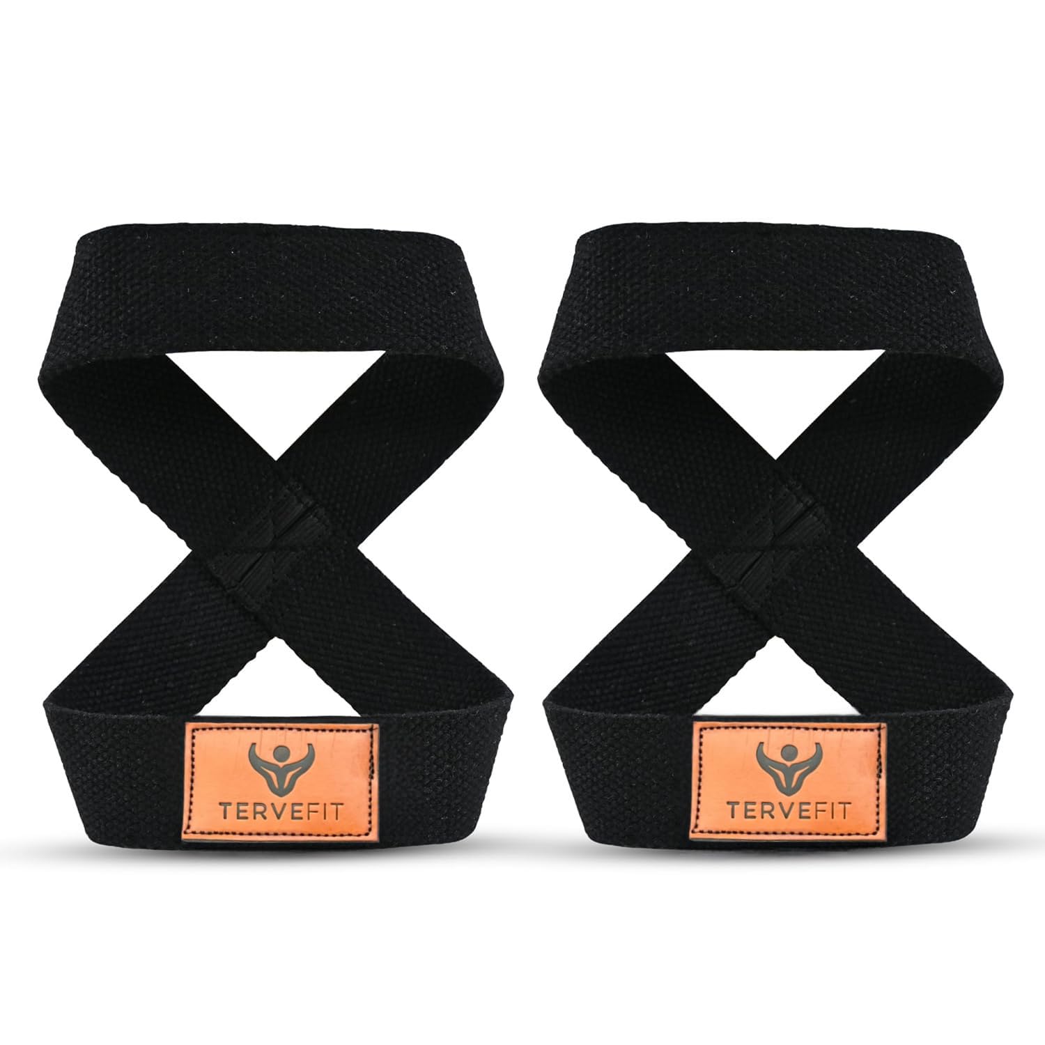 Tervefit Slip Resistant Deadlift Straps Figure 8 Lifting Straps Gym Straps Weightlifting Wrist Support For Men and Women With Soft Paddings and Better Grip-image-44