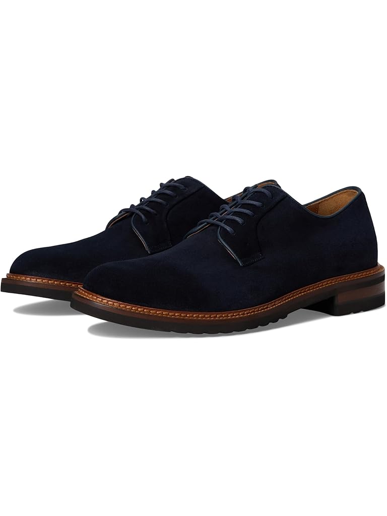 Navy Johnston & Murphy Hartford Plain Toe