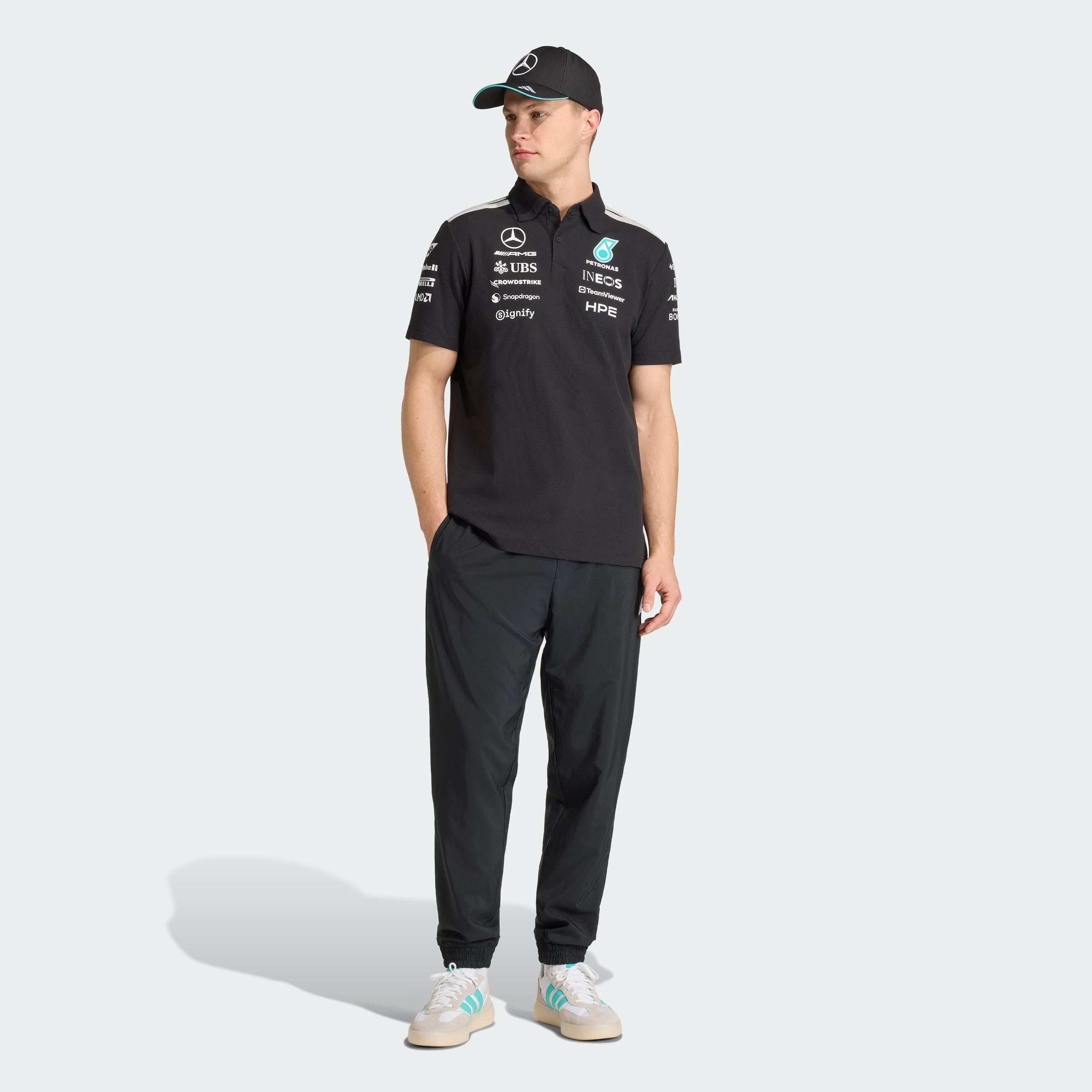 adidas Men's Polo INGENIERÍA Mercedes - AMG Petronas Formula 1 Team