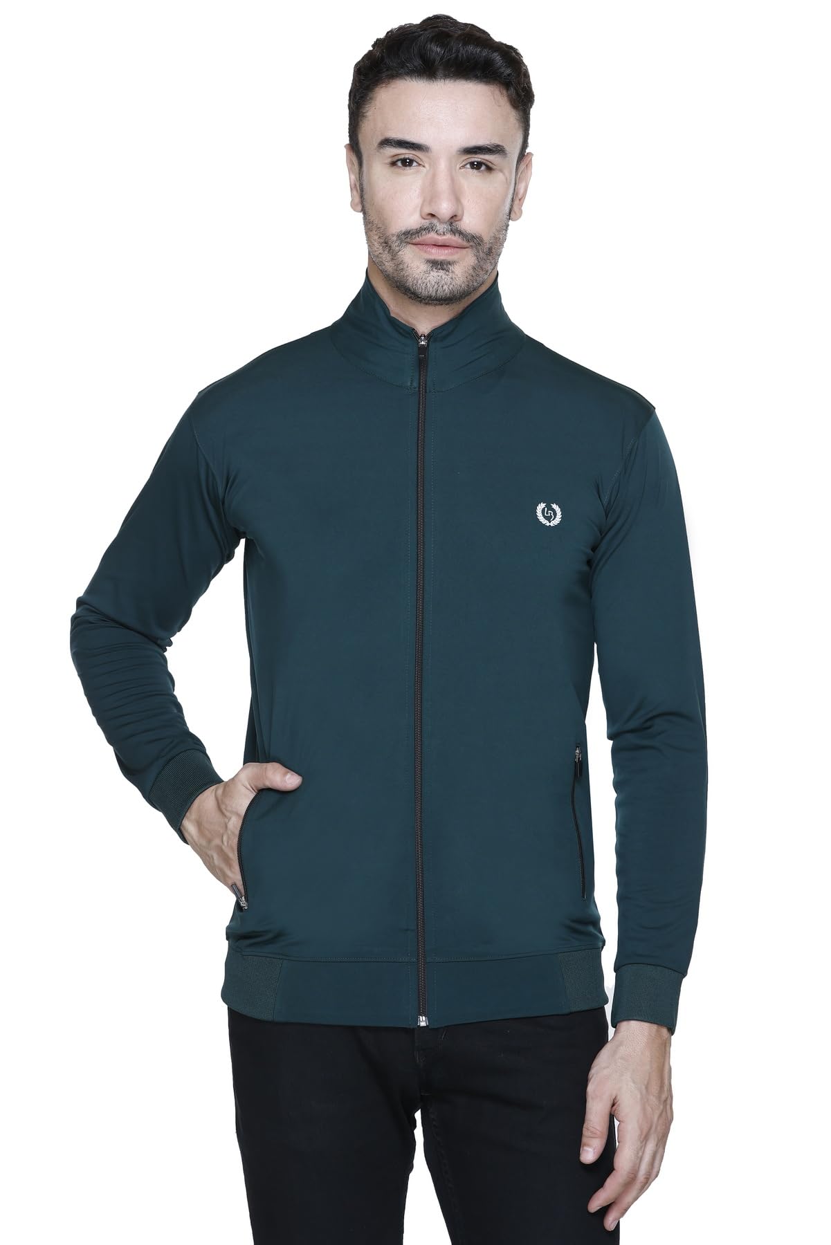 Leebonee Mens Solid Dri Fit Jacket with Zip Pockets-picture-51
