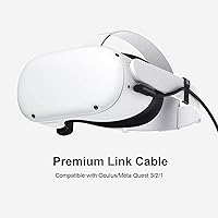 Vista 6 de SUPERUS Cable de enlace de 16 pies compatible con OculusMeta Quest 321 - Cable de carga USB C a USB C, cable de carga y transferencia de datos