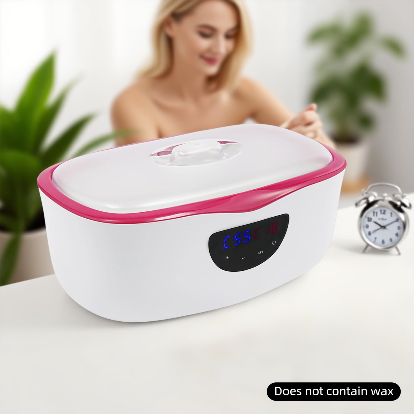 ParaffinbadgeräT FüR HäNde Und FüßE, Paraffinwachs Badmaschine 230W Led-Touchscreen, Temperatur Regelbar Schnelles Wachsschmelzen für Hand Fusspflege Zuhause, SchöNheitssalon Damen Selbstpflege