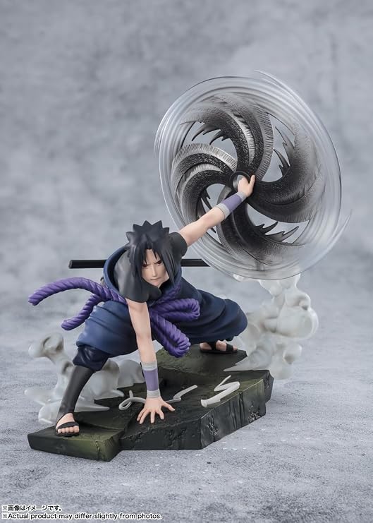 Figuarts Zero Super Battle Naruto Shippuden, Uchiha Sasuke - Sharingan Mirror Heaven Light and Darkness - Approx. 7.9 inches 200 mm, ABS & PVC, Painted Complete Figure