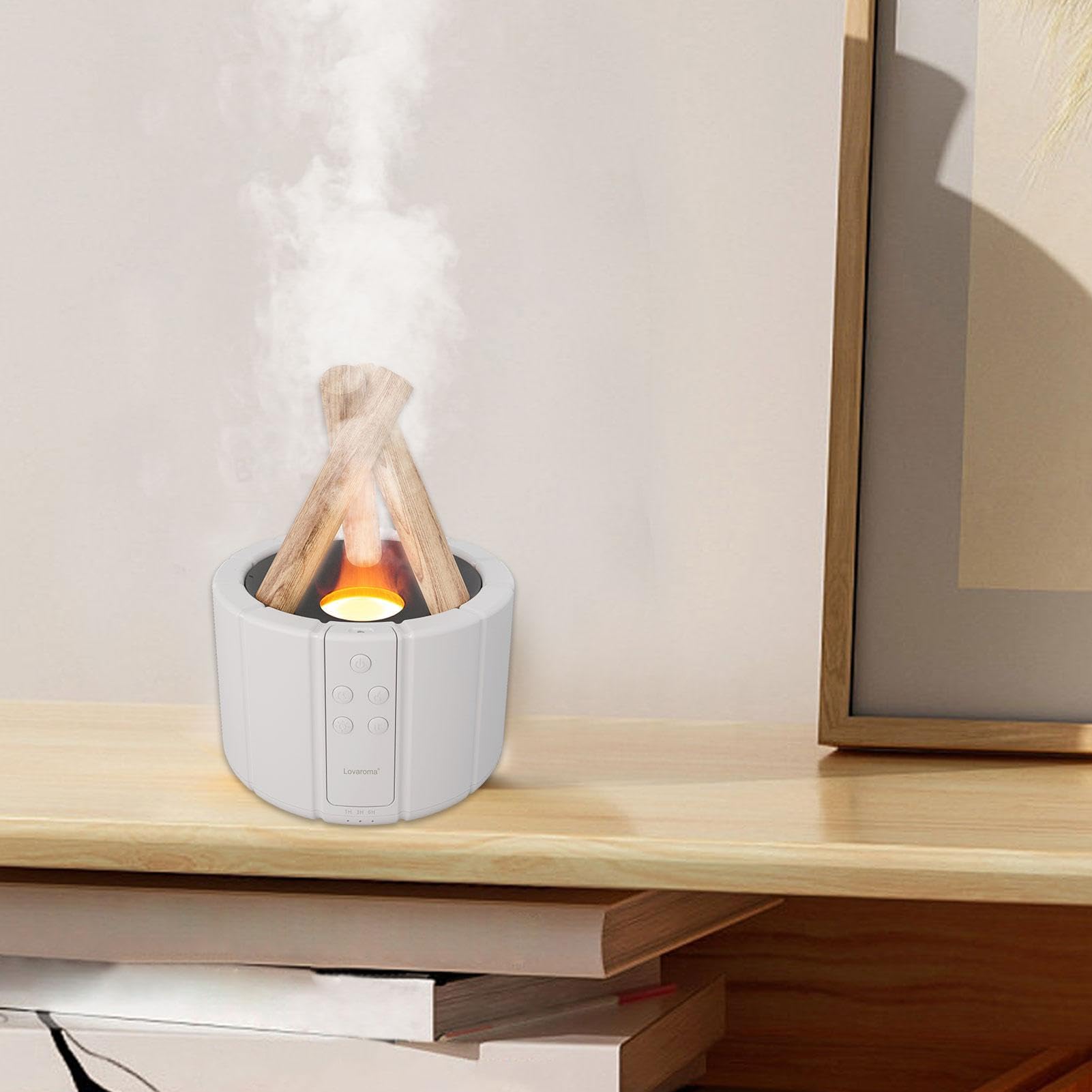 Diffuseur de flamme, humidificateur de flamme, diffuseur d'air de flamme