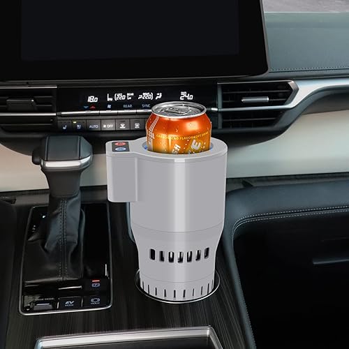 Miniatura 3 de Taza de café de viaje inteligente de 12 V/24 V con control de temperatura para automóvil/camión, taza de viaje eléctrica con calefacción y Taza