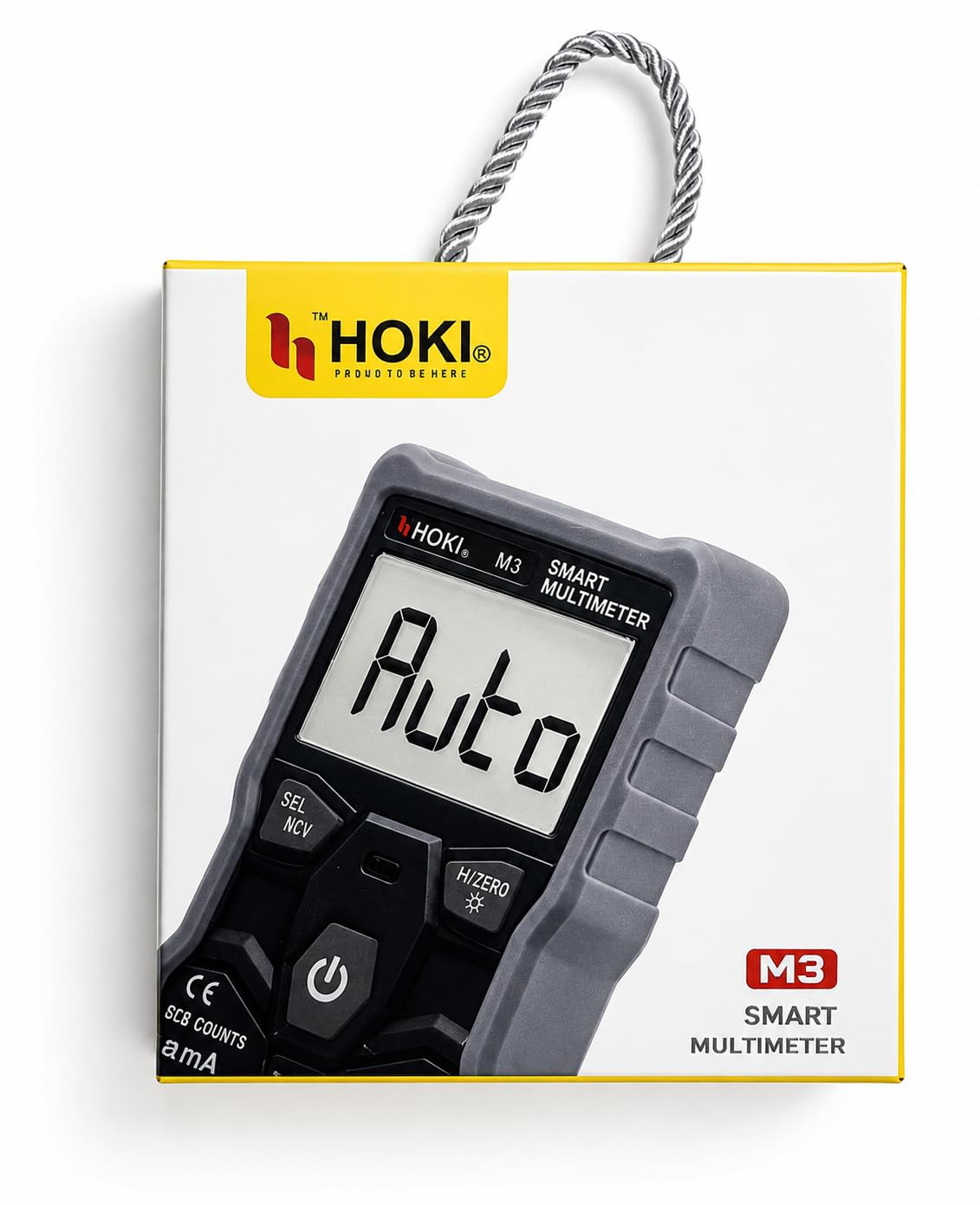 Original HOKI M3 Digital Multimeter, Auto Range Smart Multimeter Digital Multimeter (Black 4000 Counts) With Batteries-picture-13