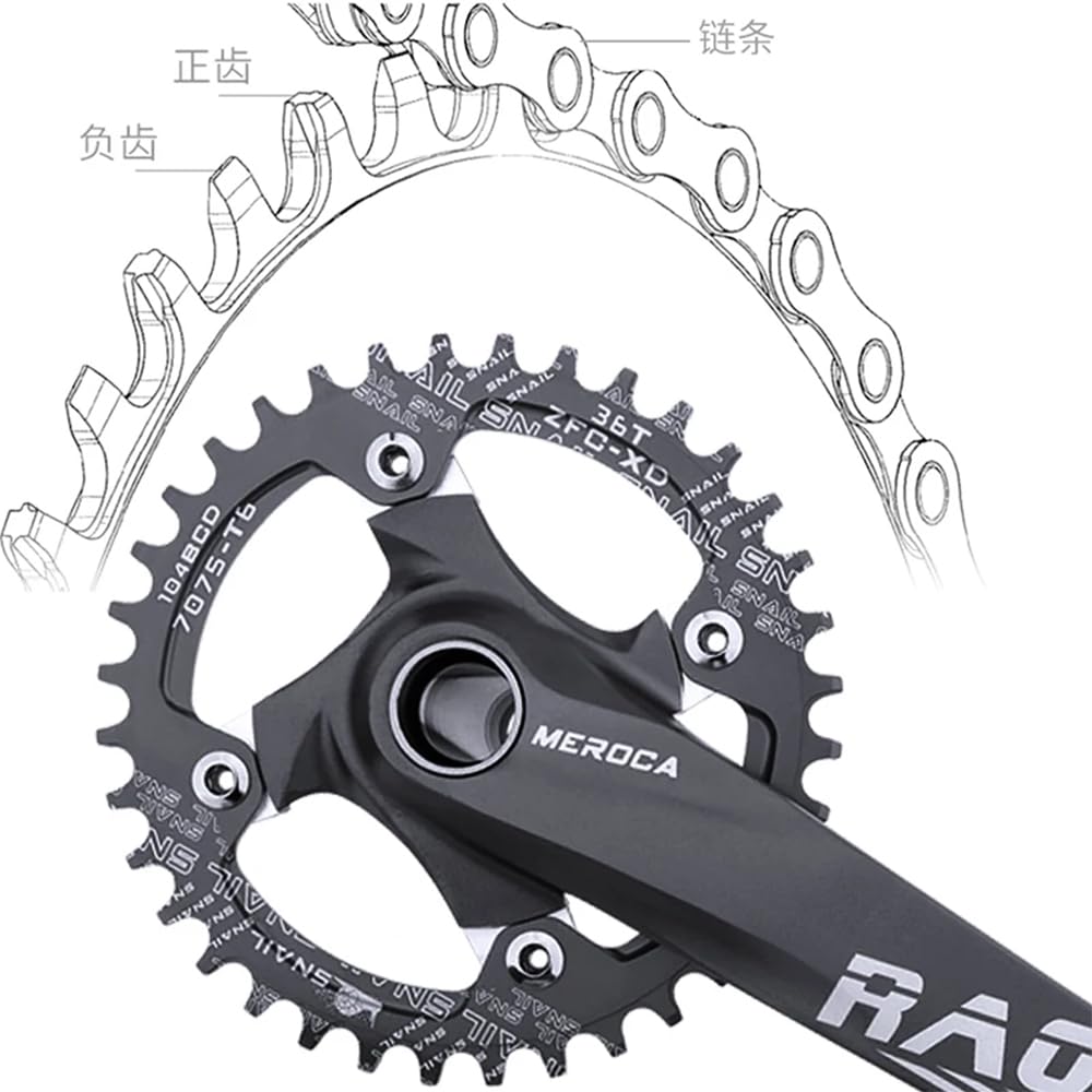 Amazon | ZOCKZ 自転車クランクセット MTB 170mm クランクセット