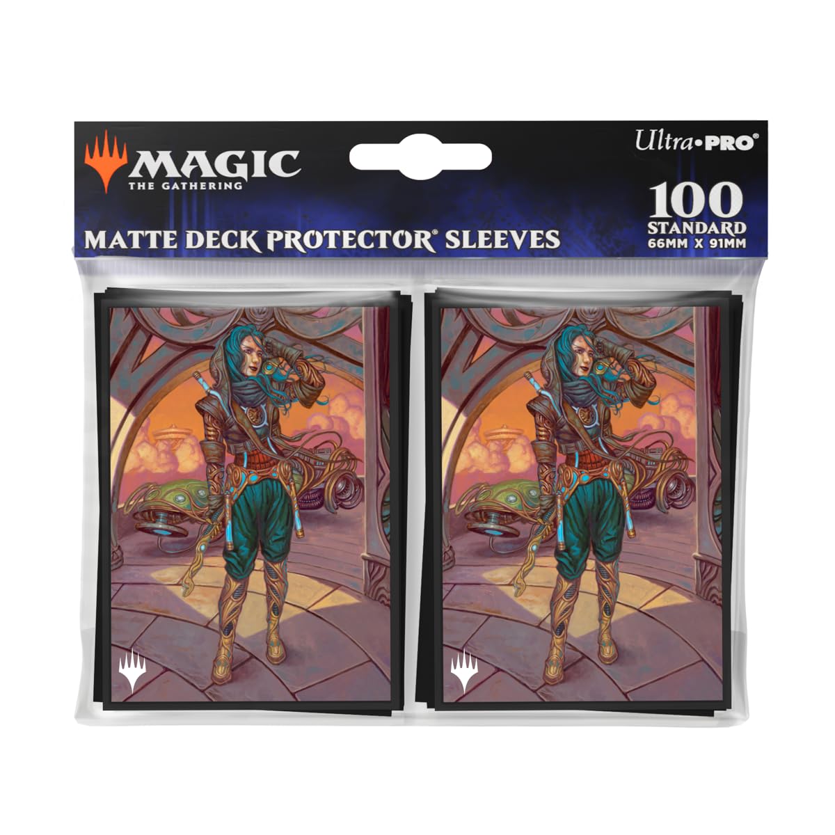 Ultra Pro - Magic: The Gathering - Aetherdrift - 100ct Deck Protector Sleeves - Borderless Racer 1