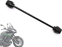 Vista 7 de MC MOTOPARTS Protector de choque compatible con KLZ 1000 2017-2018 de titanio para eje de rueda delantera