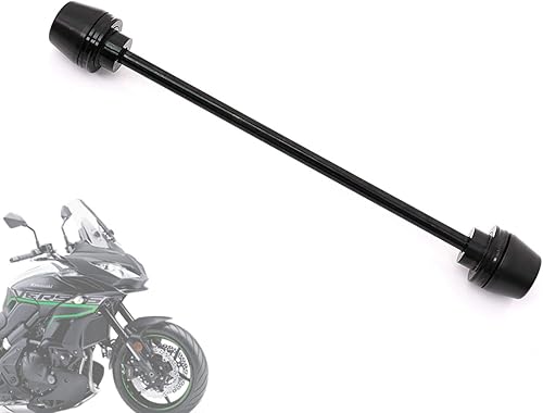 Miniatura 9 de MC MOTOPARTS Compatible con Z900 RS Café 2018-2019 Titanio eje rueda delantera horquilla Sliders Protectores Crash Protector